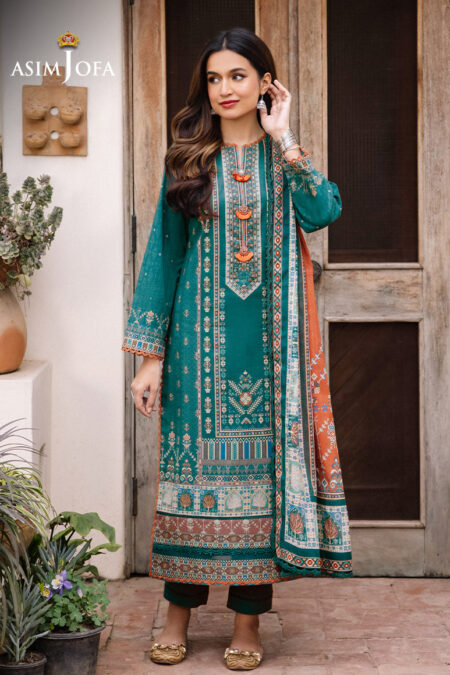 Asim Jofa Ajbu-19 Printed Lawn 