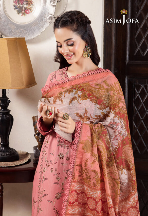 Asim Jofa Ajrwp-35 Embroidered Slub Stitched