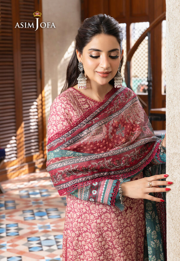 Asim Jofa Ajrw-07 Embroidered Premium Winter Cotton
