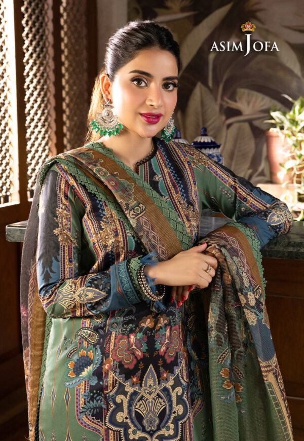 Asim Jofa Ajrwp-24 Printed Premium Winter Cotton Stitched