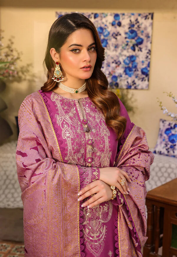 Asim Jofa Ajzb-07 Embroidered Cambric