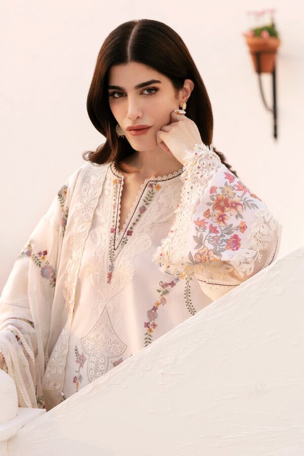 Baroque Embroidered Lawn El-D06 Unstitched Eid Collection 2025 - Image 6