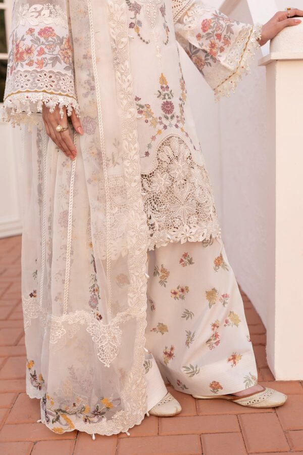 Baroque Embroidered Lawn El-D06 Unstitched Eid Collection 2025 - Image 7