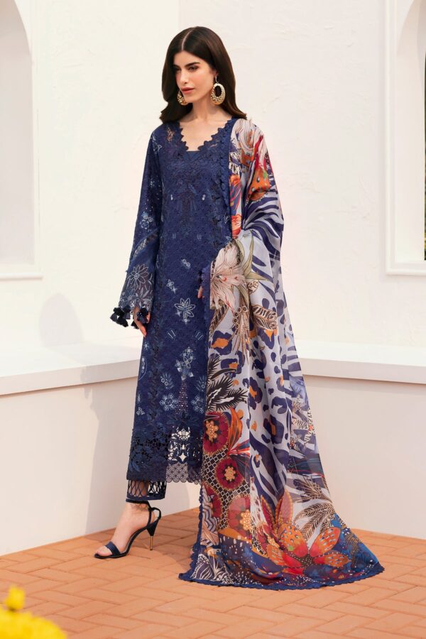 Baroque Embroidered Lawn El-D07 Stitched Eid Collection 2025