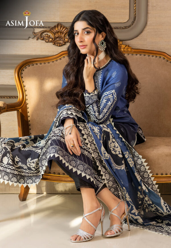 Asim Jofa Ajs-07 Printed Lawn