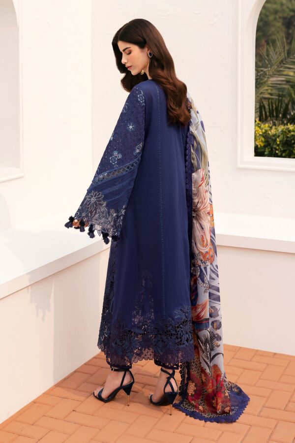 Baroque Embroidered Lawn El-D07 Stitched Eid Collection 2025 - Image 2