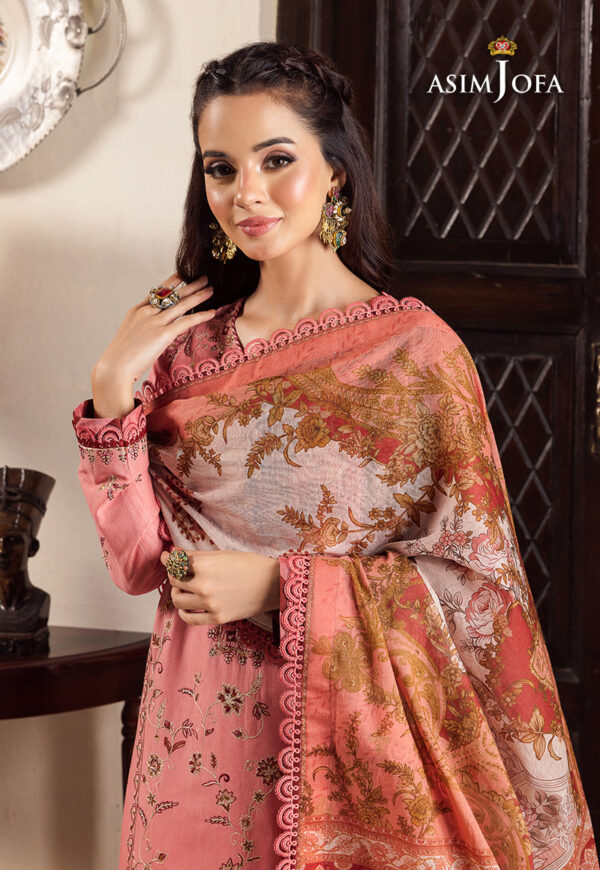 Asim Jofa Ajrwp-35 Embroidered Slub Stitched