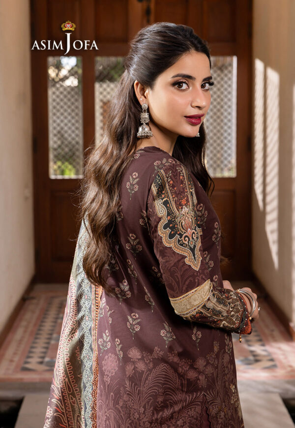 Asim Jofa Ajrwp-19 Printed Premium Winter Cotton Stitched
