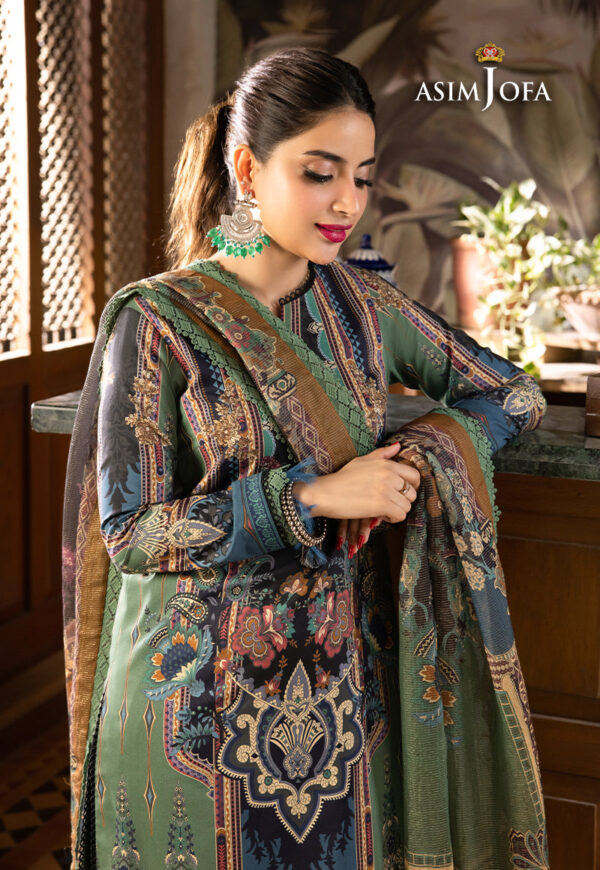 Asim Jofa Ajrwp-24 Printed Premium Winter Cotton Stitched
