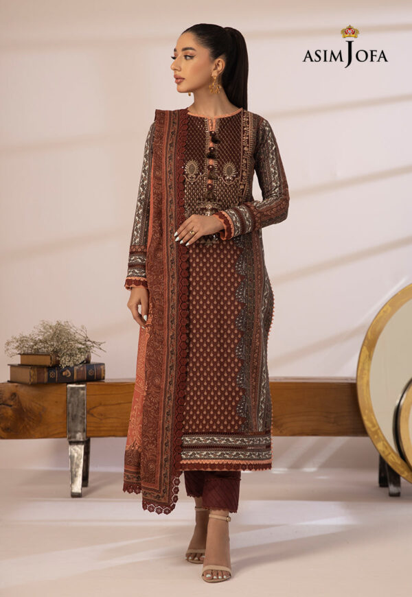 Asim Jofa Ajbp-06 Embroidered Cambric