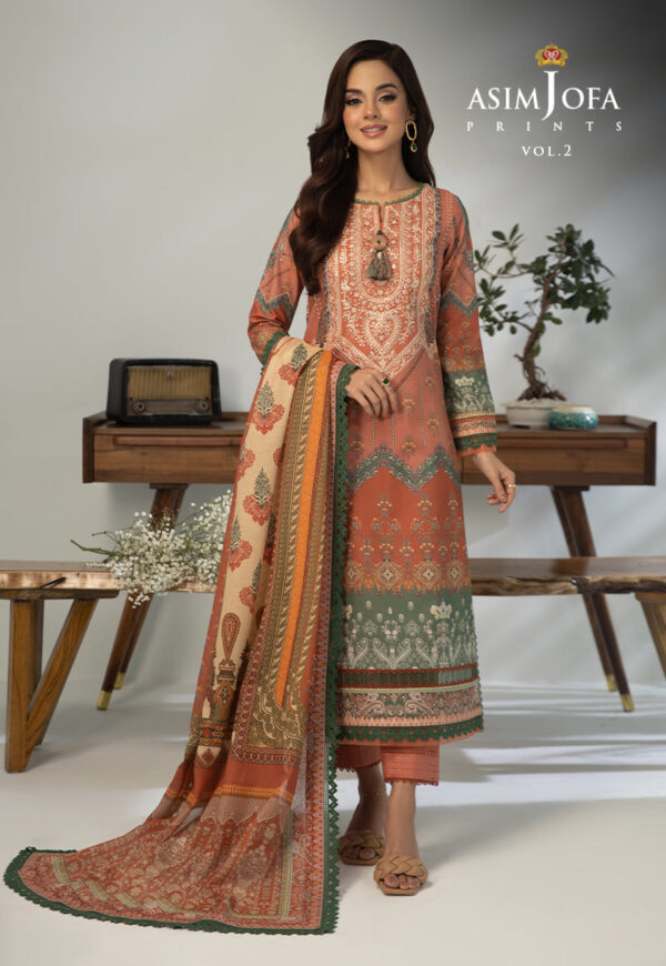 Asim Jofa Ajbp-39 Embroidered