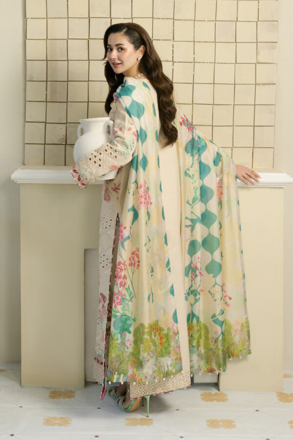 Maryum N Maria Aeisha Ms50109 Luxury Lawn 2025 - Image 3