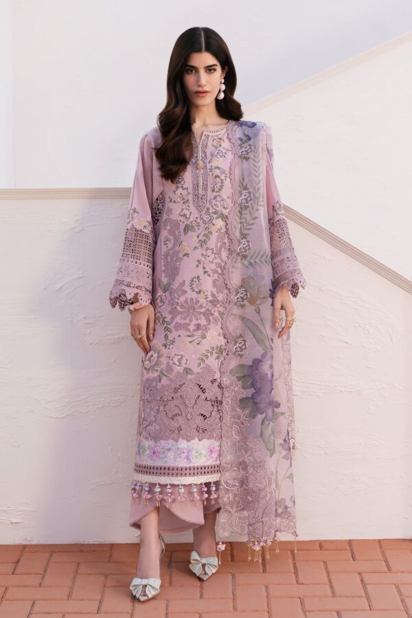 Baroque Embroidered Lawn El-D08 Unstitched Eid Collection 2025