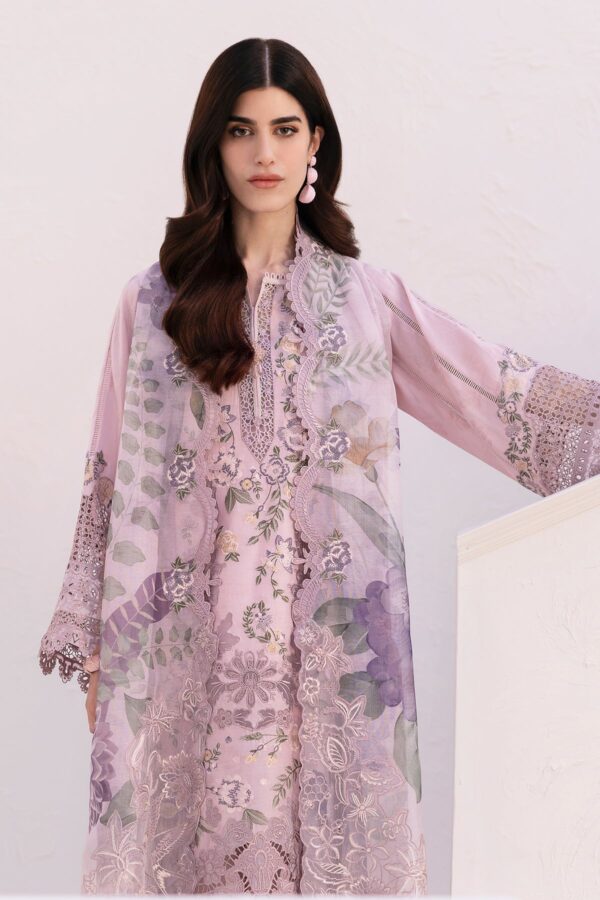 Baroque Embroidered Lawn El-D08 Unstitched Eid Collection 2025 - Image 7