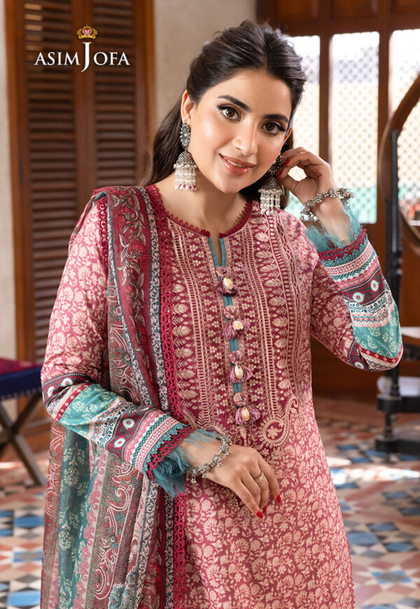 Asim Jofa Ajrw-07 Embroidered Premium Winter Cotton