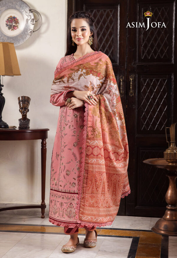 Asim Jofa Ajrwp-35 Embroidered Slub Stitched