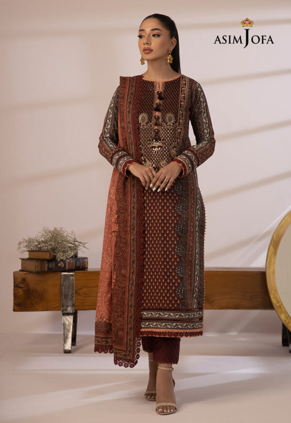 Asim Jofa Ajbp-06 Embroidered Cambric