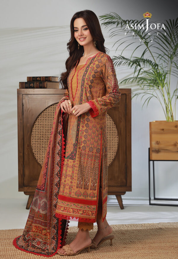Asim Jofa Ajbpd-34 Printed Stitched