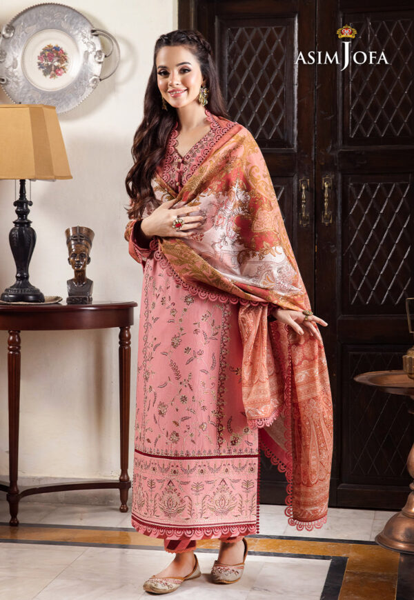 Asim Jofa Ajrwp-35 Embroidered Slub Stitched