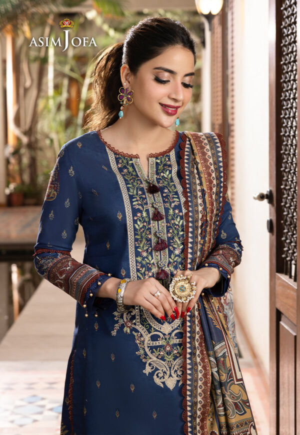 Asim Jofa Ajrwp-05 Printed Premium Winter Cotton Stitched