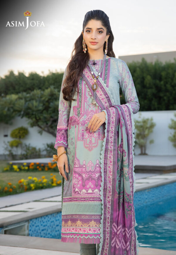 Asim Jofa Ajs-06 Printed Lawn