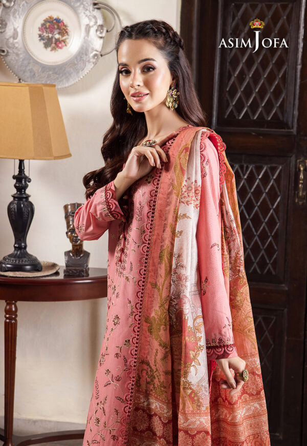 Asim Jofa Ajrwp-35 Embroidered Slub Stitched
