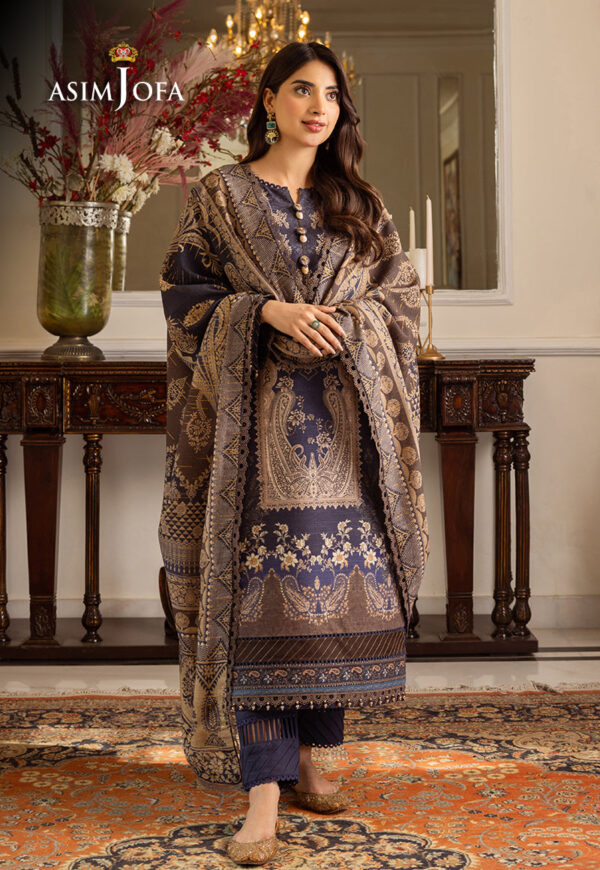Asim Jofa Ajiwd-05 Printed Khaddar