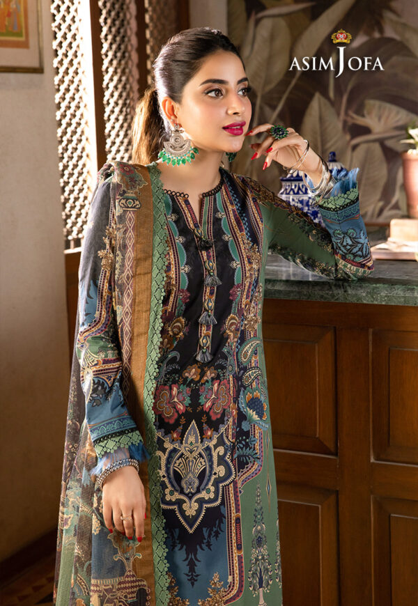 Asim Jofa Ajrwp-24 Printed Premium Winter Cotton Stitched