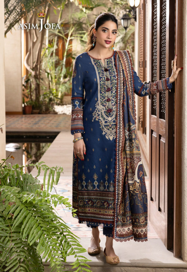 Asim Jofa Ajrwp-05 Printed Premium Winter Cotton Stitched