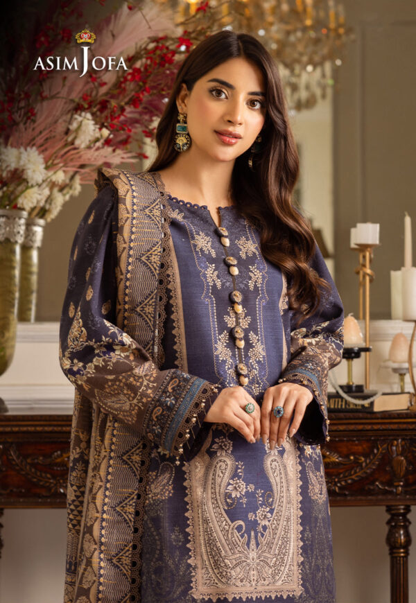 Asim Jofa Ajiwd-05 Printed Khaddar
