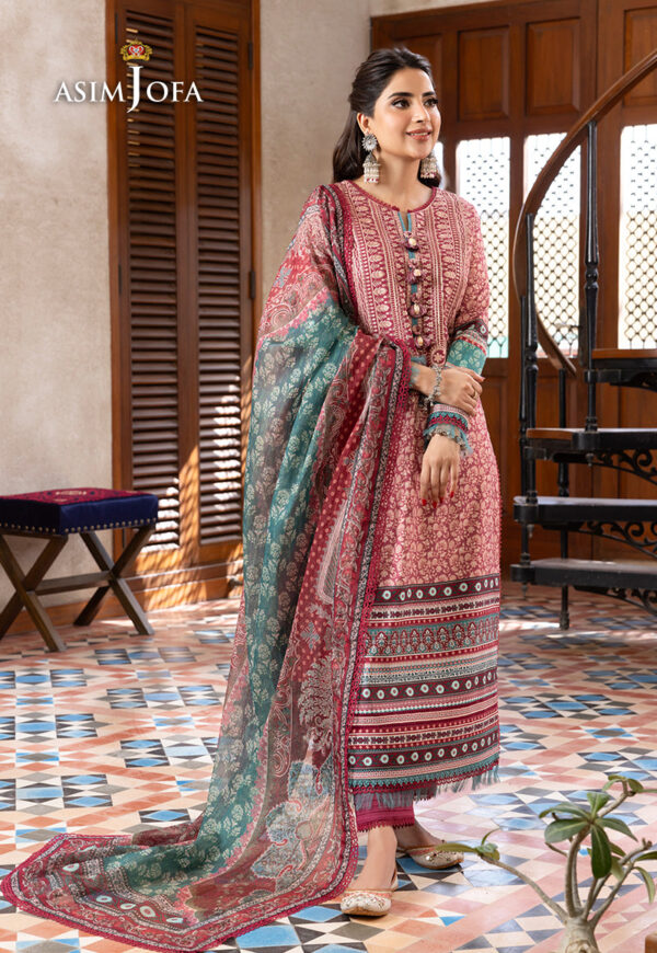 Asim Jofa Ajrw-07 Embroidered Premium Winter Cotton