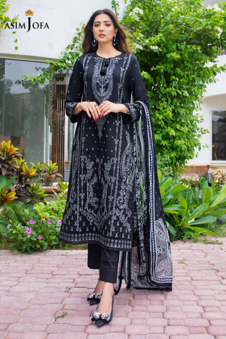 Asim Jofa Ajae-01 Embroidered Cambric 