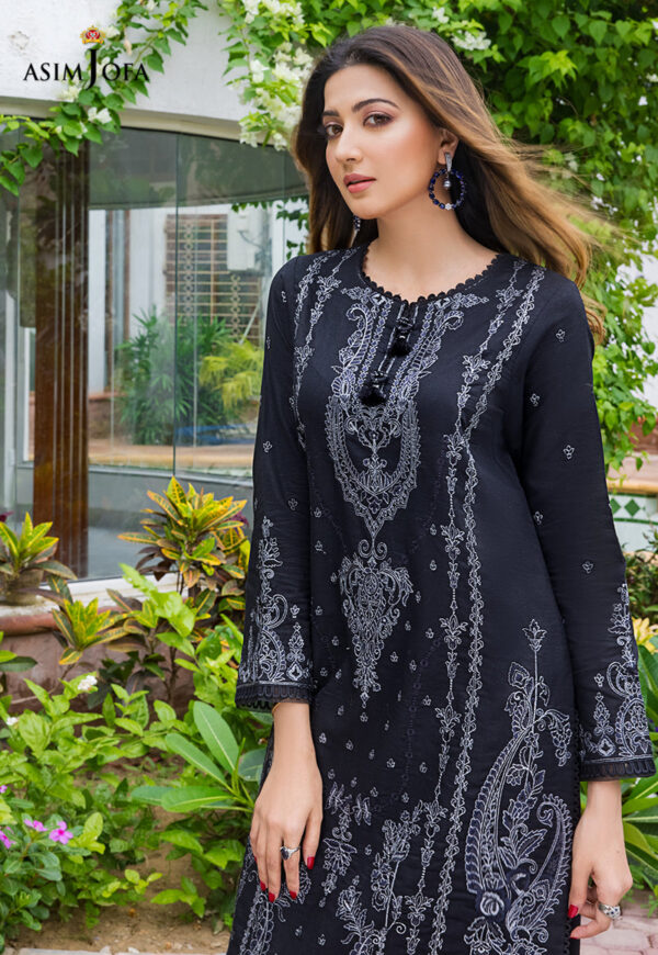 Asim Jofa Ajae-01 Embroidered Cambric