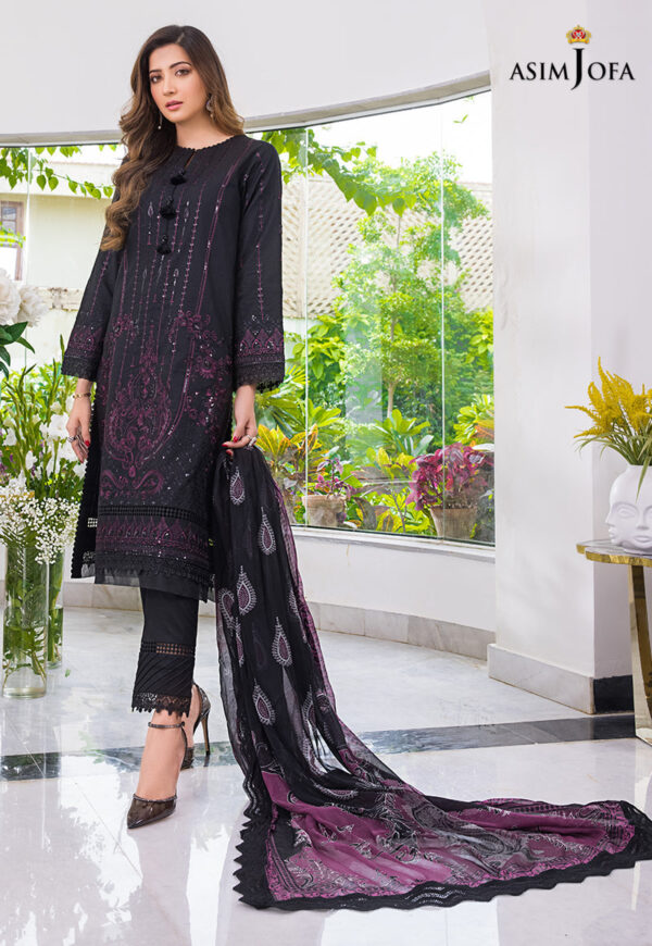 Asim Jofa Ajae-02 Embroidered