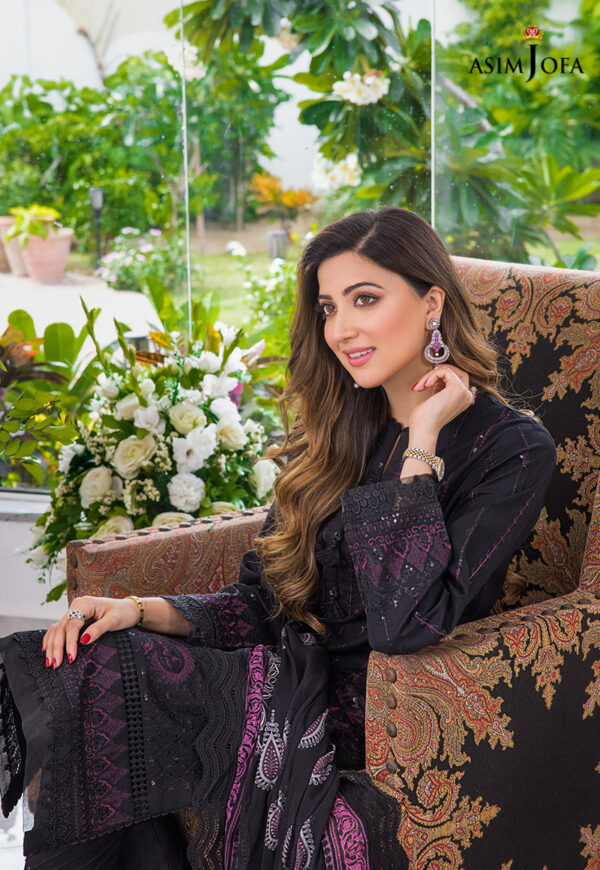 Asim Jofa Ajae-02 Embroidered