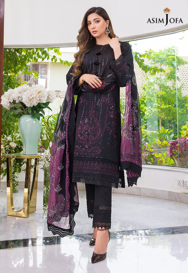 Asim Jofa Ajae-02 Embroidered