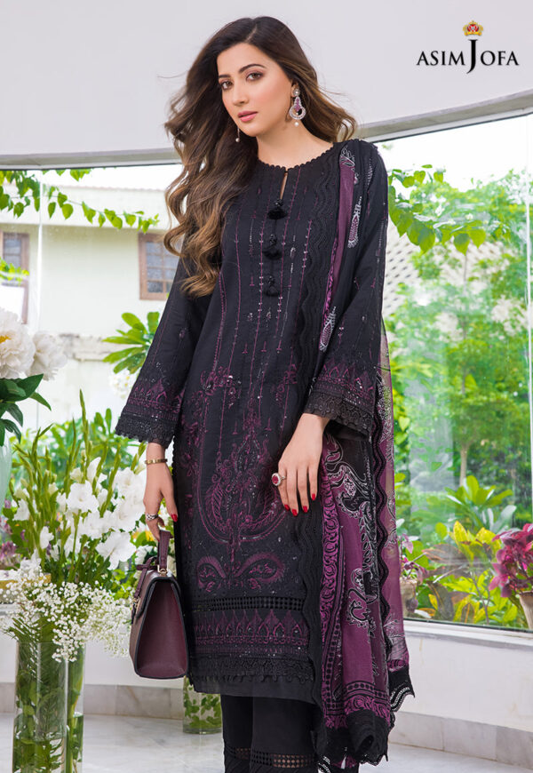 Asim Jofa Ajae-02 Embroidered