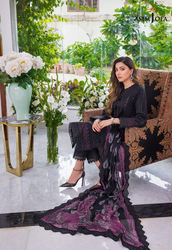 Asim Jofa Ajae-02 Embroidered