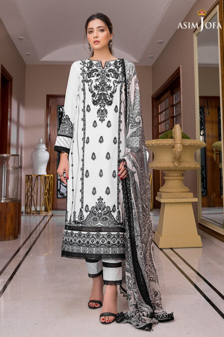 Asim Jofa Ajae-03 Embroidered