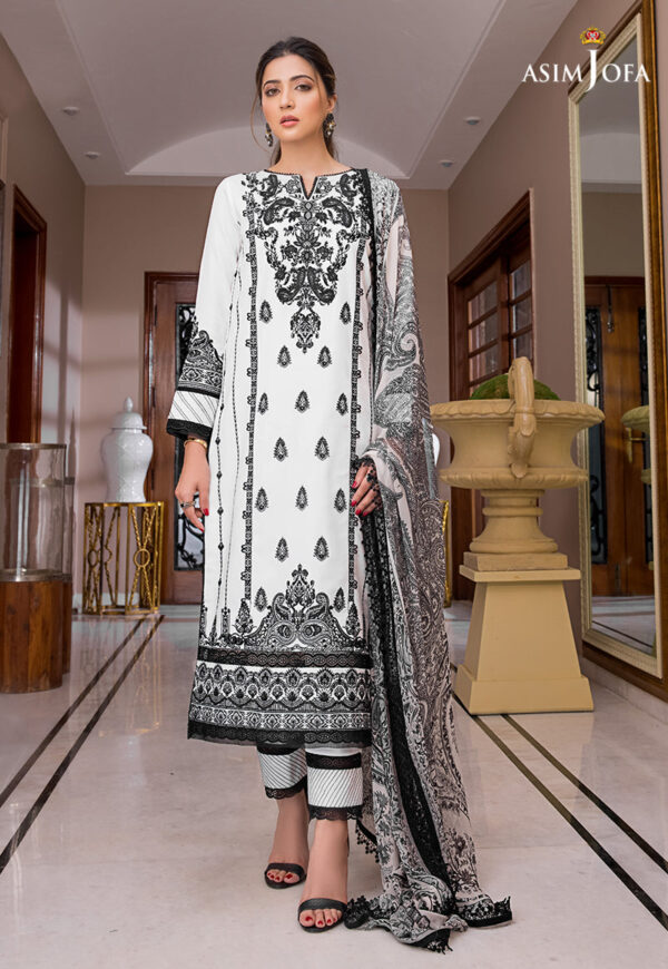 Asim Jofa Ajae-03 Embroidered