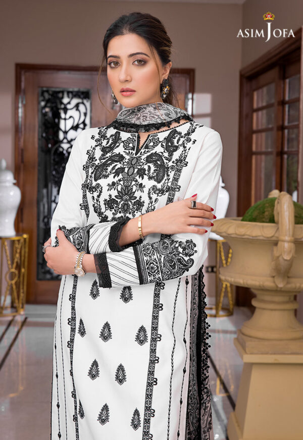 Asim Jofa Ajae-03 Embroidered