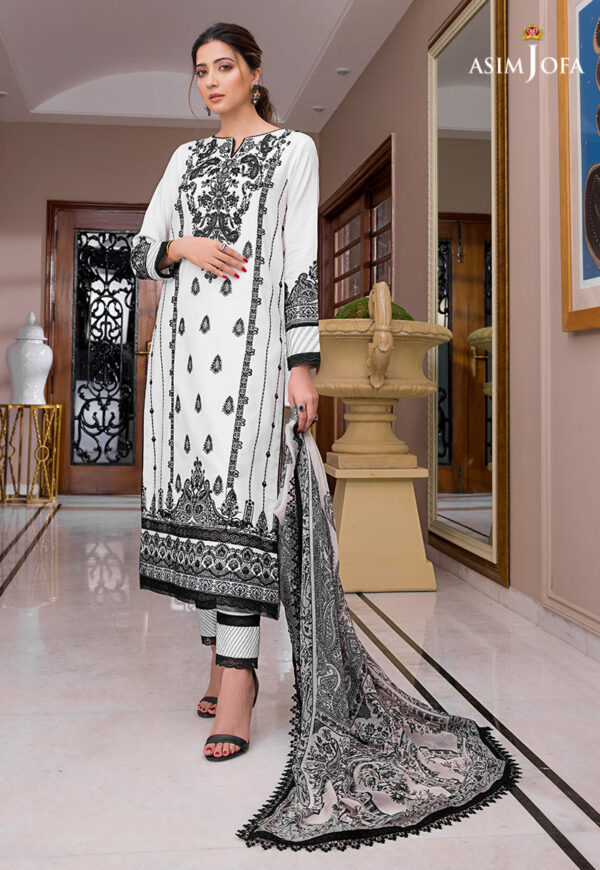 Asim Jofa Ajae-03 Embroidered