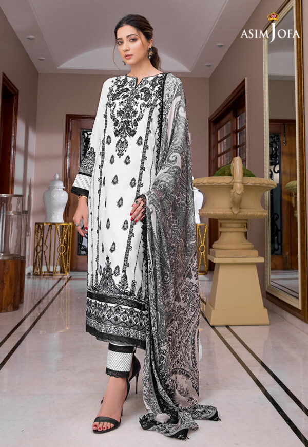 Asim Jofa Ajae-03 Embroidered