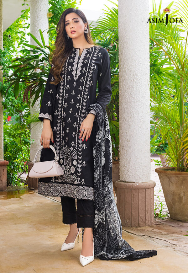 Asim Jofa Ajae-05 Embroidered