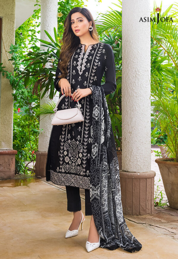 Asim Jofa Ajae-05 Embroidered
