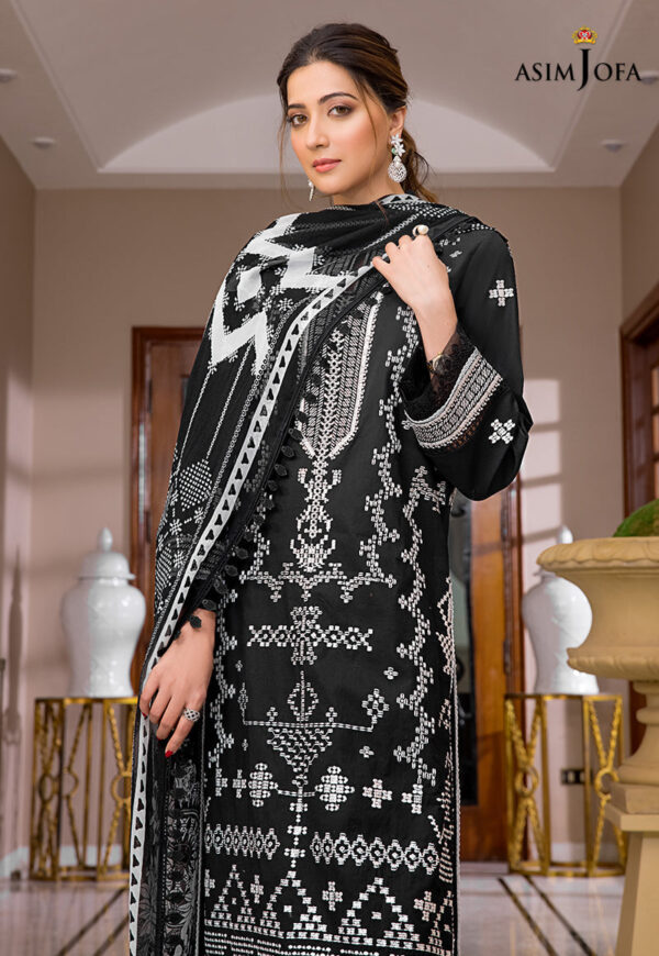 Asim Jofa Ajae-06 Embroidered Cambric