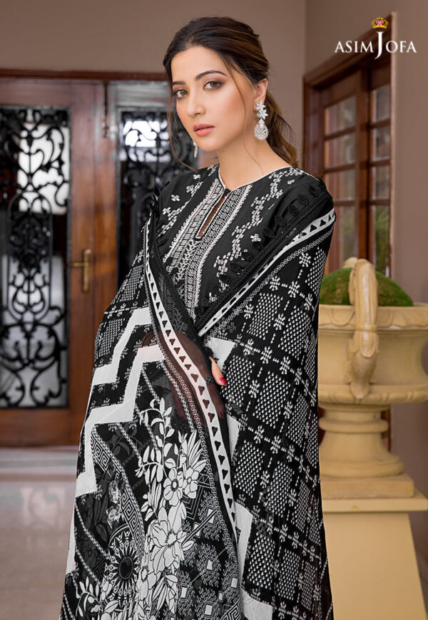 Asim Jofa Ajae-06 Embroidered Cambric