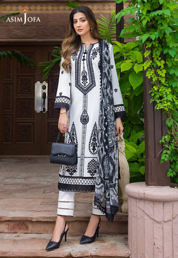Asim Jofa Ajae-07 Embroidered