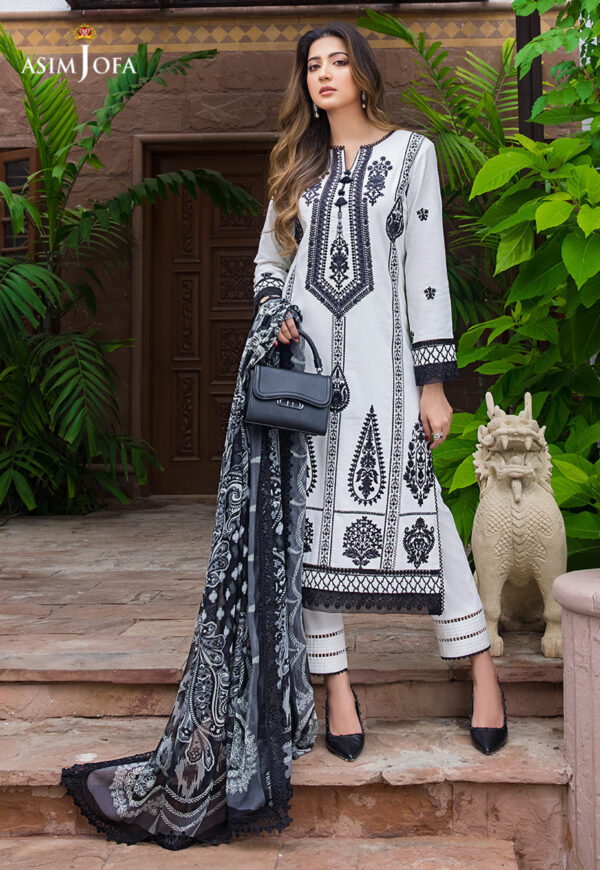Asim Jofa Ajae-07 Embroidered