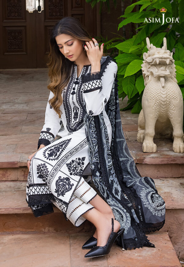 Asim Jofa Ajae-07 Embroidered